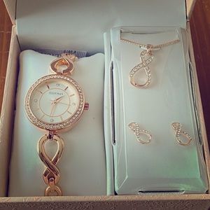 Ellen Tracy Watch and Jewelry set